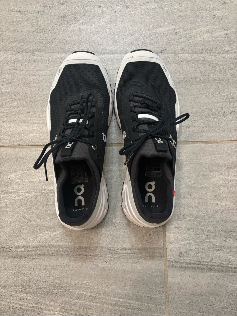Cloudultra Trail Running Shoe in Black/White - Picture 11 of 16